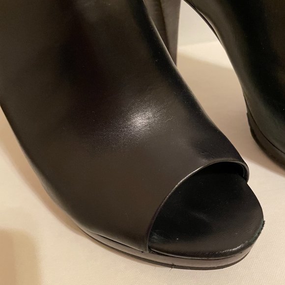 Cole Haan NikeAir Black Leather Slide Sandals 8 1/2 - Picture 6 of 13